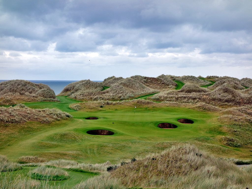 13th Hole at Trump International Golf Links Scotland (229 Yard Par 3)